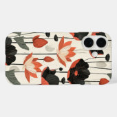 様式化ロータス Case-Mate iPhoneケース (裏面 (横))
