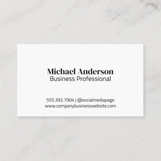 様式化芸術的花パターン 名刺 (裏面)