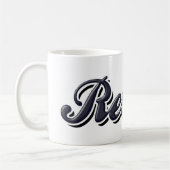 様式化退職した コーヒーマグカップ (左)