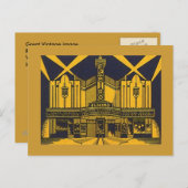 様式化EL MIRO THEATER SANTA MONICA CAポストカード ポストカード (正面/裏面)