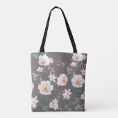 様高品質々な水彩の花が咲き始めた トートバッグ (裏面)