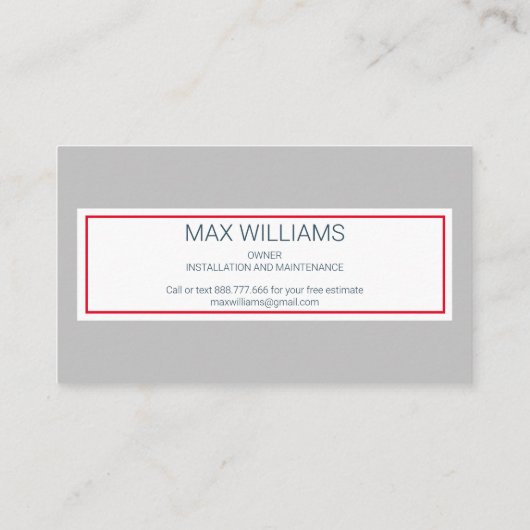 樋と屋根 名刺 (裏面)