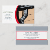 樋の取り付けとメンテナンス 名刺 (正面/裏面)