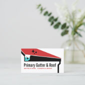 樋の屋根の清掃と修復 名刺 (スタンド正面)