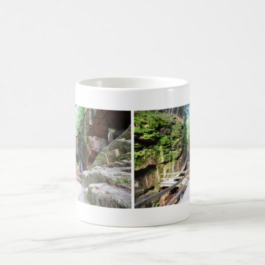 樋の峡谷のニューハンプシャーのマグ コーヒーマグカップ (中央)