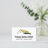 樋屋根清掃・補修建築 名刺 (スタンド正面)