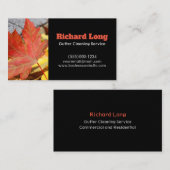 樋清掃サービス用名刺 名刺 (正面/裏面)