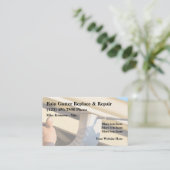 樋清掃修理業 名刺 (スタンド正面)