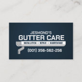 樋清掃修理設置サービス 名刺 (正面)