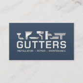 樋清掃修理設置サービス 名刺 (正面)