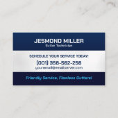 樋清掃修理設置サービス 名刺 (裏面)