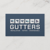 樋清掃修理設置サービス 名刺 (正面)