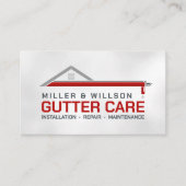 樋清掃修理設置サービス 名刺 (正面)