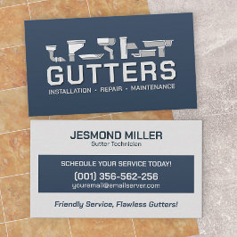 樋清掃修理設置サービス 名刺