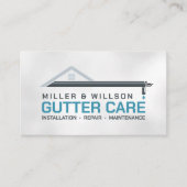 樋清掃修理設置サービス 名刺 (正面)