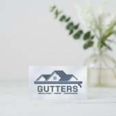 樋清掃修理設置サービス 名刺 (スタンド正面)