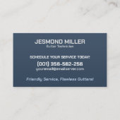 樋清掃修理設置サービス 名刺 (裏面)