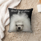 標準おもしろいプードル装飾用クッション クッション (ブランケット)