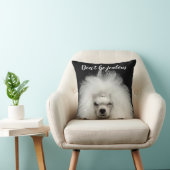 標準おもしろいプードル装飾用クッション クッション (椅子)