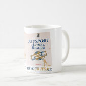標準のパスポートのマグ コーヒーマグカップ (正面右)