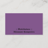 標準の名刺 名刺 (裏面)