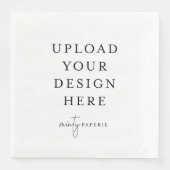 標準の夕食用ナプキン - 8" (正面)