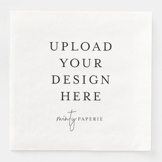 標準の夕食用ナプキン - 8" (正面)