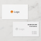 標準の色企業の 名刺 (正面/裏面)