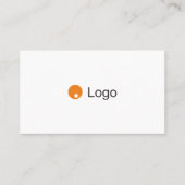 標準の色企業の 名刺 (正面)