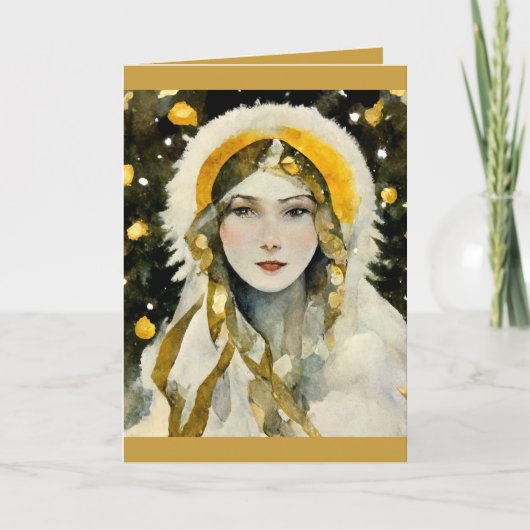 標準の5" x 7" 折りたたみ式グリーティングカード カード (正面)