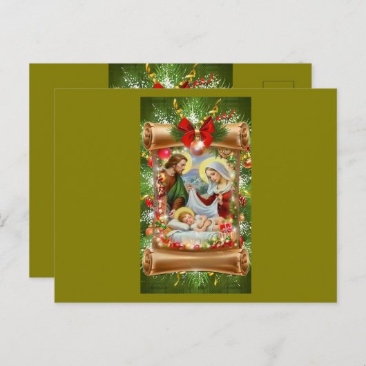 標準はがきクラシック – 任意の場合のデザイン ポストカード (正面/裏面)