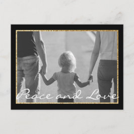 標準はがきハヌカー（ユダヤ教の祭り）金ゴールド インビテーションポストカード