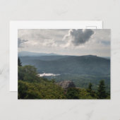 標準はがき上の森林景観写真 ポストカード (正面/裏面)