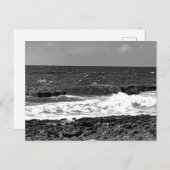 標準はがき郵送カード(白黒) ポストカード (正面/裏面)