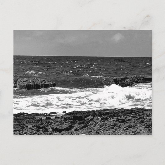 標準はがき郵送カード(白黒) ポストカード (正面)