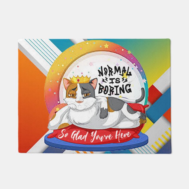 標準は退屈な形式 ドアマット (正面)