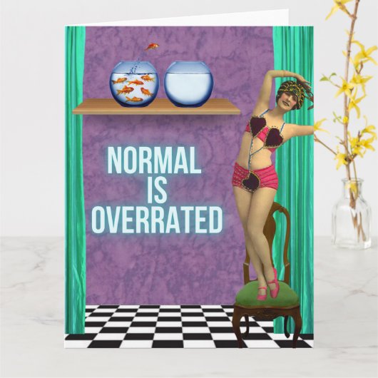 標準は過大評価ファンキーとおもしろいは大 カード (黄色い花)