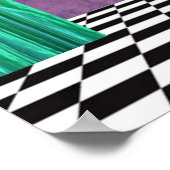 標準は過大評価ファンキーとおもしろい変更アート ポスター (角)