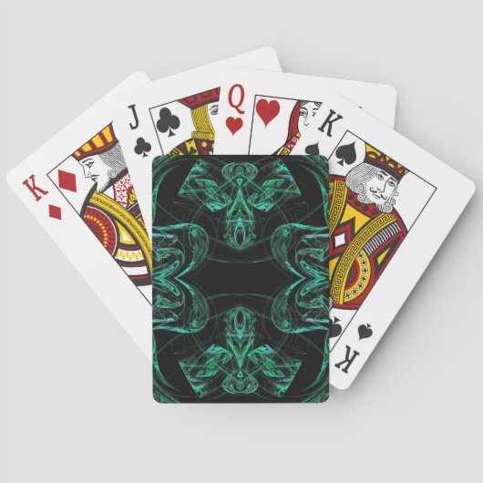 標準インデック遊スのCrds抽象芸術フラクタル設計 トランプ (裏面)