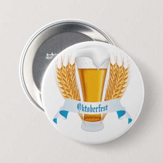 標準オクトーバーフェストボタン 缶バッジ (正面&裏面)