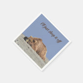 標準カクテルナプキン（グリズリーベア付） スタンダードカクテルナプキン (角)