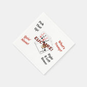 標準カクテル紙ナプキンス – Euchre! スタンダードカクテルナプキン (角)