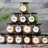 標準キッチンスパイス乾燥ハーブ丸 – PART 1 シール