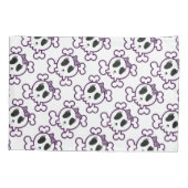 標準サイズのピロロケース/スカル 枕カバー (裏面-左)