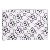 標準サイズのピロロケース/スカル 枕カバー (正面右)