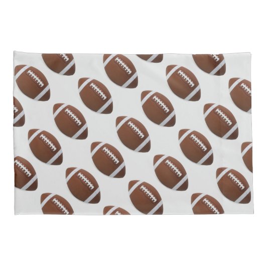 標準サイズのピローケース/フットボールのペア 枕カバー (裏面-右)