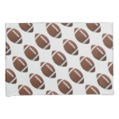 標準サイズのピローケース/フットボールのペア 枕カバー (正面右)