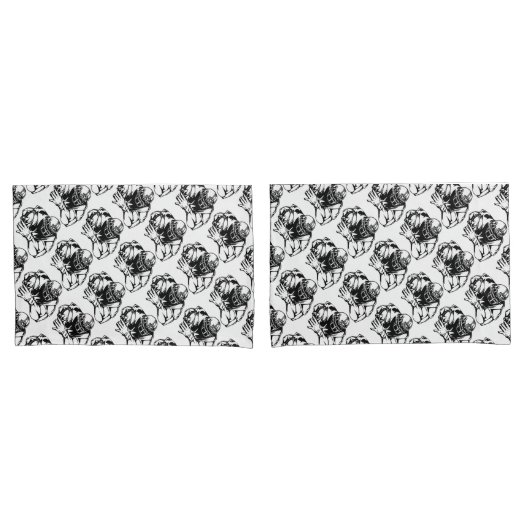 標準サイズのピローケース/フットボールのペア 枕カバー (フロントセット)