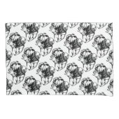 標準サイズのピローケース/フットボールのペア 枕カバー (正面左)