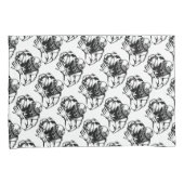 標準サイズのピローケース/フットボールのペア 枕カバー (正面右)